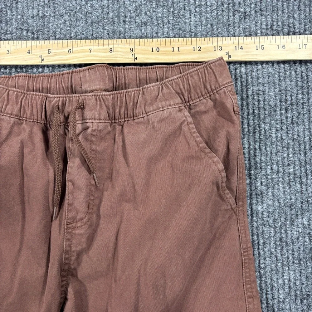 Cat & Jack Cargo Pants Kids Size 14 Brown Tapered Elastic Waist Drawstring